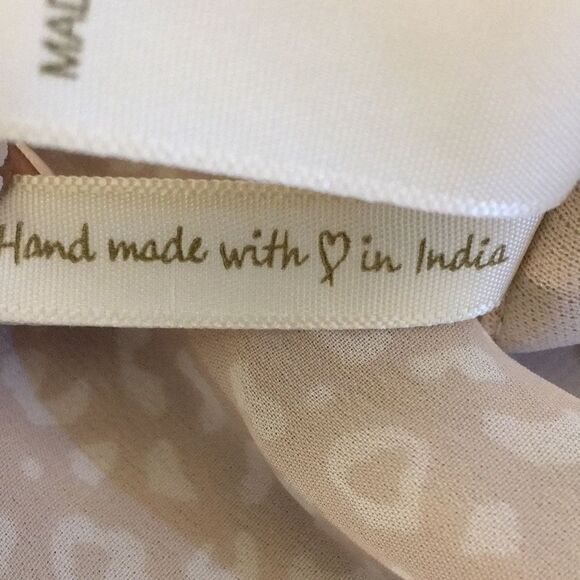 JAPNA FLOWEY RUFFLE DRESS! Hand made in INDIA - Picture 9 of 9